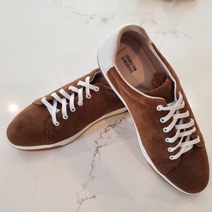 Johnston & Murphy size 13 Men's Brown Sheepskin Sneakers Like New Condition